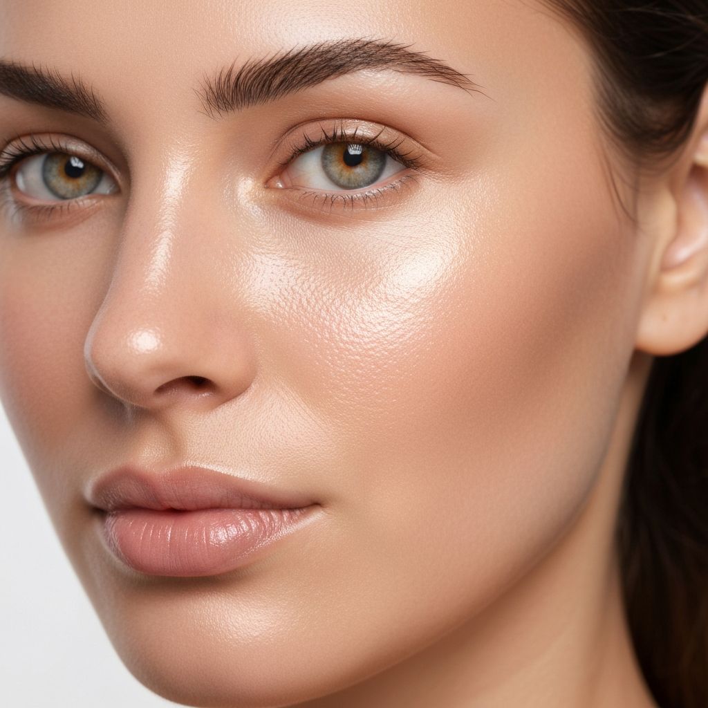 Healthy glowing skin